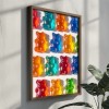 Decorative Framed MDF Painting GE247-L Multicolor