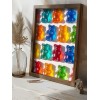 Decorative Framed MDF Painting GE247-L Multicolor