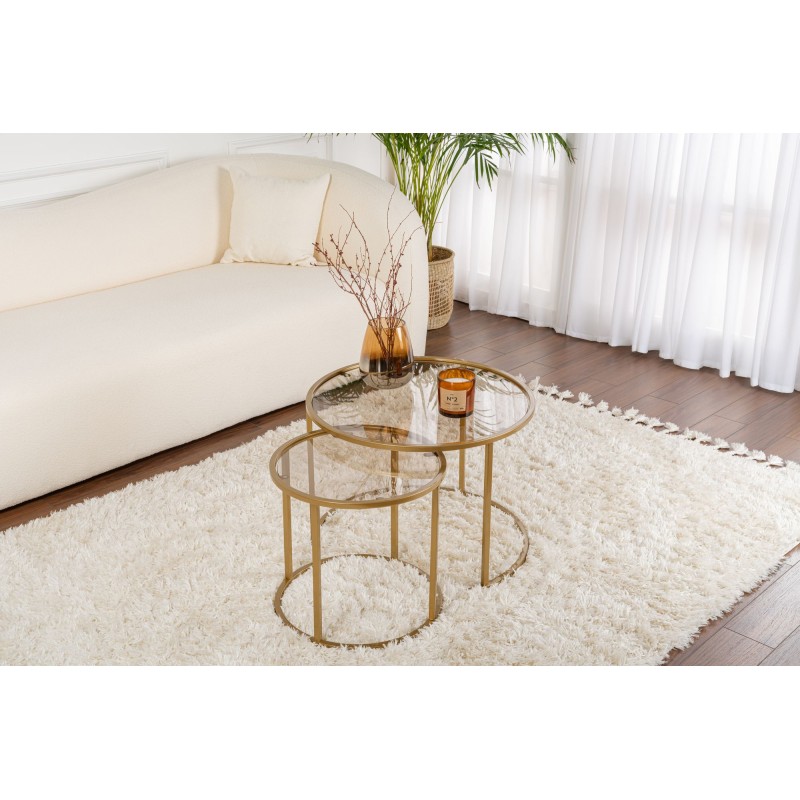 Coffee Table Set Aurum - 60, 42 - Gold, Bronze Gold
Bronze