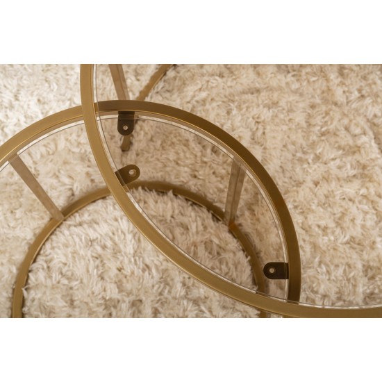 Coffee Table Set Aurum - 60, 42 - Gold, Bronze Gold
Bronze
