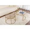 Coffee Table Set Aurum - 80, 60 - Gold, Bronze Gold
Bronze