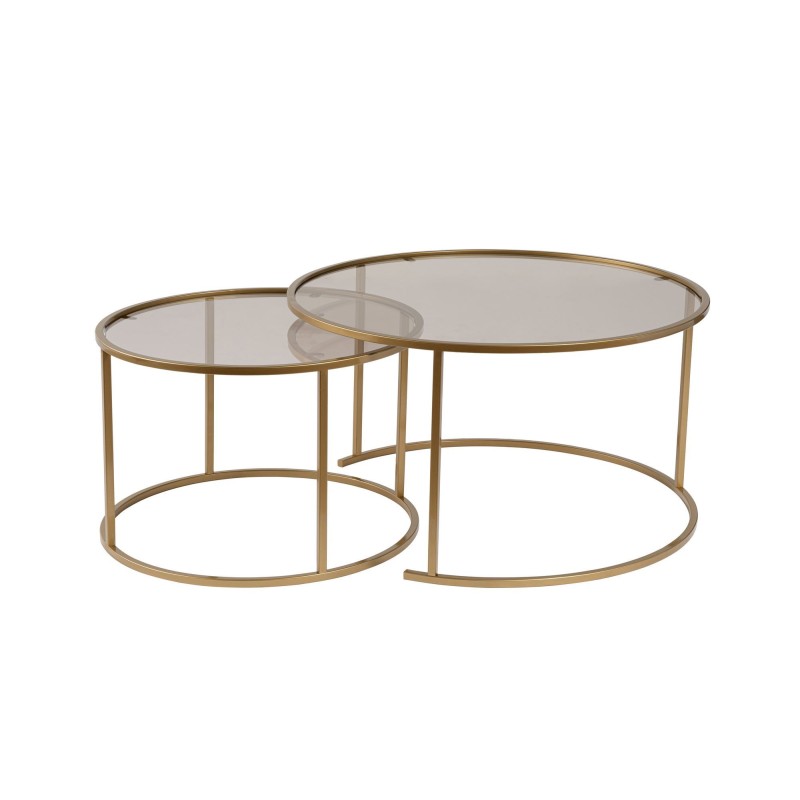 Coffee Table Set Aurum - 80, 60 - Gold, Bronze Gold
Bronze