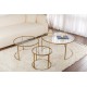 Coffee Table Set Aurum - 80, 60, 42 - Gold, Transparent Gold
Transparent Coffee Table Set Aurum - 80, 60, 42 - Gold, Transparent Gold
Transparent