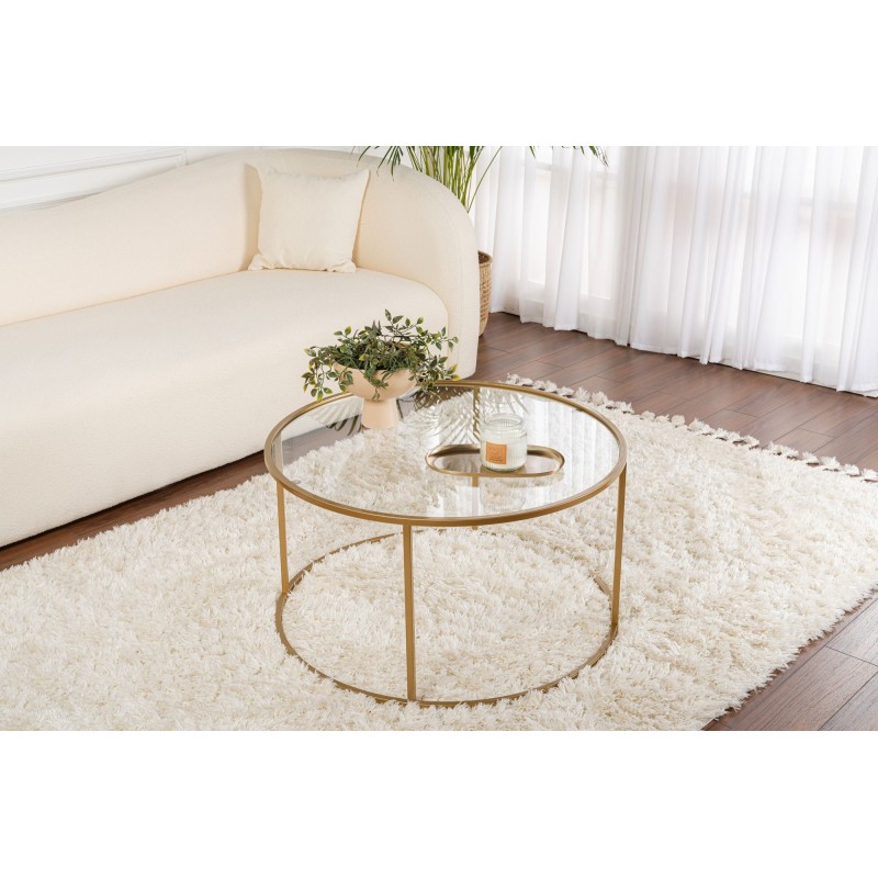 Coffee Table Aurum - 80 - Gold, Transparent Gold
Transparent