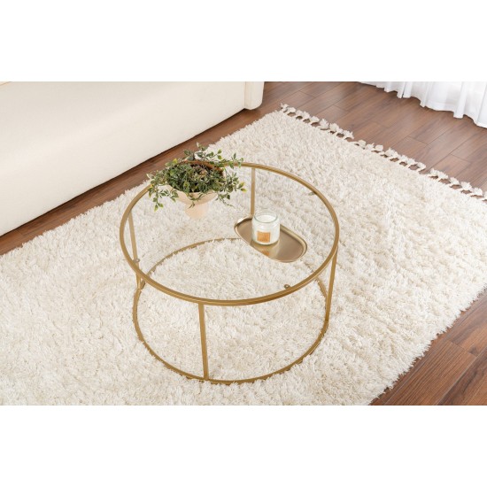 Coffee Table Aurum - 80 - Gold, Transparent Gold
Transparent