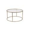 Coffee Table Aurum - 80 - Gold, Transparent Gold
Transparent