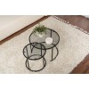 Coffee Table Set Aurum - 60, 42 - Black, Grey Black
Grey