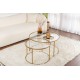 Coffee Table Set Aurum - 80, 60 - Gold, Transparent Gold
Transparent Coffee Table Set Aurum - 80, 60 - Gold, Transparent Gold
Transparent