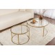 Coffee Table Set Aurum - 80, 60 - Gold, Transparent Gold
Transparent Coffee Table Set Aurum - 80, 60 - Gold, Transparent Gold
Transparent