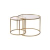 Coffee Table Set Aurum - 60, 42 - Gold, Transparent Gold
Transparent