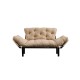 Διθέσιος Καναπές Κρεβάτι - Nitta - Χρώμα Cream - 155x73x85εκ Διθέσιος Καναπές Κρεβάτι - Nitta - Χρώμα Cream - 155x73x85εκ