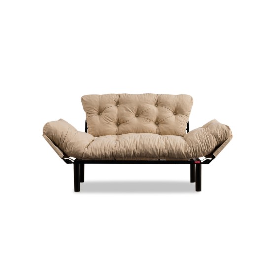 Διθέσιος Καναπές Κρεβάτι - Nitta - Χρώμα Cream - 155x73x85εκ Διθέσιος Καναπές Κρεβάτι - Nitta - Χρώμα Cream - 155x73x85εκ