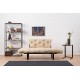 Διθέσιος Καναπές Κρεβάτι - Nitta - Χρώμα Cream - 155x73x85εκ Διθέσιος Καναπές Κρεβάτι - Nitta - Χρώμα Cream - 155x73x85εκ