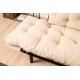 Διθέσιος Καναπές Κρεβάτι - Nitta - Χρώμα Cream - 155x73x85εκ Διθέσιος Καναπές Κρεβάτι - Nitta - Χρώμα Cream - 155x73x85εκ
