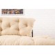 Διθέσιος Καναπές Κρεβάτι - Nitta - Χρώμα Cream - 155x73x85εκ Διθέσιος Καναπές Κρεβάτι - Nitta - Χρώμα Cream - 155x73x85εκ