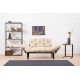Διθέσιος Καναπές Κρεβάτι - Nitta - Χρώμα Cream - 155x73x85εκ Διθέσιος Καναπές Κρεβάτι - Nitta - Χρώμα Cream - 155x73x85εκ