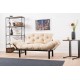 Διθέσιος Καναπές Κρεβάτι - Nitta - Χρώμα Cream - 155x73x85εκ Διθέσιος Καναπές Κρεβάτι - Nitta - Χρώμα Cream - 155x73x85εκ