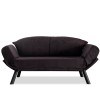 Atelier del Sofa 2-Seat Sofa-Bed Genzo - Black Black