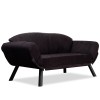 Atelier del Sofa 2-Seat Sofa-Bed Genzo - Black Black