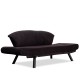 2-Seat Sofa-Bed Genzo - Black Black Atelier del Sofa 2-Seat Sofa-Bed Genzo - Black Black