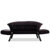 Atelier del Sofa 2-Seat Sofa-Bed Genzo - Black Black