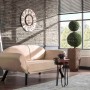 2-Seat Sofa-Bed Genzo - Cream Cream