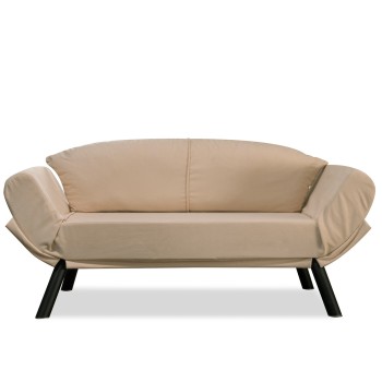 2-Seat Sofa-Bed Genzo - Cream Cream