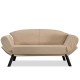 2-Seat Sofa-Bed Genzo - Cream Cream 2-Seat Sofa-Bed Genzo - Cream Cream