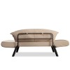 2-Seat Sofa-Bed Genzo - Cream Cream