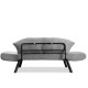 2-Seat Sofa-Bed Genzo - Grey Grey 2-Seat Sofa-Bed Genzo - Grey Grey
