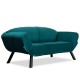 2-Seat Sofa-Bed Genzo - Petrol Blue Petrol Blue Atelier del Sofa 2-Seat Sofa-Bed Genzo - Petrol Blue Petrol Blue
