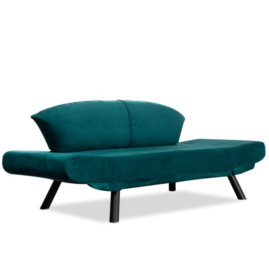 2-Seat Sofa-Bed Genzo - Petrol Blue Petrol Blue Atelier del Sofa 2-Seat Sofa-Bed Genzo - Petrol Blue Petrol Blue