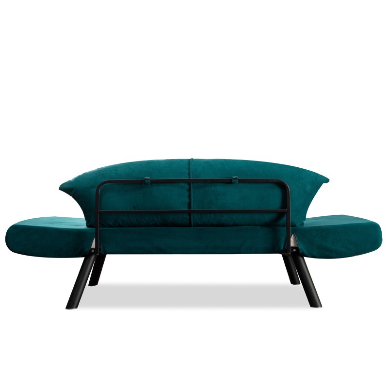 Atelier del Sofa 2-Seat Sofa-Bed Genzo - Petrol Blue Petrol Blue