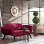 2-Seat Sofa-Bed Genzo - Maroon Maroon