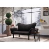 Atelier del Sofa 2-Seat Sofa-Bed Chatto - Black Black