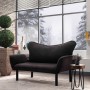 2-Seat Sofa-Bed Chatto - Black Black