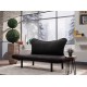 2-Seat Sofa-Bed Chatto - Black Black Atelier del Sofa 2-Seat Sofa-Bed Chatto - Black Black