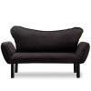 Atelier del Sofa 2-Seat Sofa-Bed Chatto - Black Black