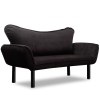 Atelier del Sofa 2-Seat Sofa-Bed Chatto - Black Black