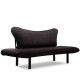 2-Seat Sofa-Bed Chatto - Black Black Atelier del Sofa 2-Seat Sofa-Bed Chatto - Black Black