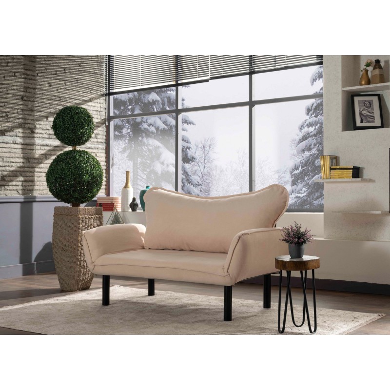 Atelier del Sofa 2-Seat Sofa-Bed Chatto - Cream Cream