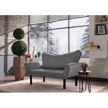 2-Seat Sofa-Bed Chatto - Grey Grey