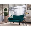 Atelier del Sofa 2-Seat Sofa-Bed Chatto - Petrol Blue Petrol Blue