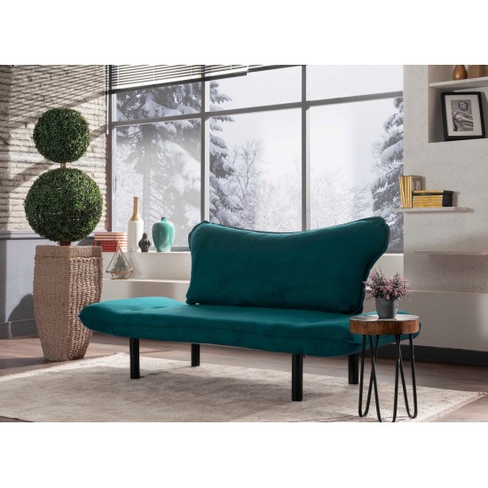2-Seat Sofa-Bed Chatto - Petrol Blue Petrol Blue Atelier del Sofa 2-Seat Sofa-Bed Chatto - Petrol Blue Petrol Blue