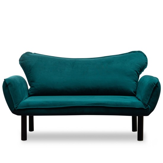 2-Seat Sofa-Bed Chatto - Petrol Blue Petrol Blue Atelier del Sofa 2-Seat Sofa-Bed Chatto - Petrol Blue Petrol Blue
