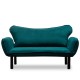 2-Seat Sofa-Bed Chatto - Petrol Blue Petrol Blue Atelier del Sofa 2-Seat Sofa-Bed Chatto - Petrol Blue Petrol Blue