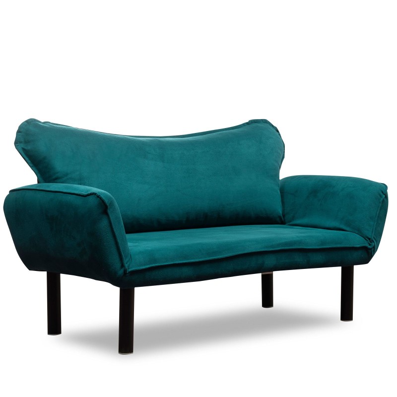 Atelier del Sofa 2-Seat Sofa-Bed Chatto - Petrol Blue Petrol Blue