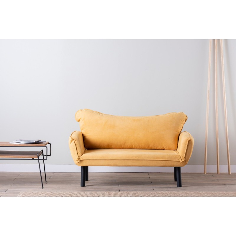 Atelier del Sofa 2-Seat Sofa-Bed Chatto - Mustard Mustard