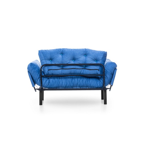 Διθέσιος Καναπές Κρεβάτι - Nitta -Χρώμα Μπλε - 155x70x85εκ Διθέσιος Καναπές Κρεβάτι - Nitta -Χρώμα Μπλε - 155x70x85εκ