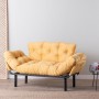 2-Seat Sofa-Bed Nitta - Mustard Mustard